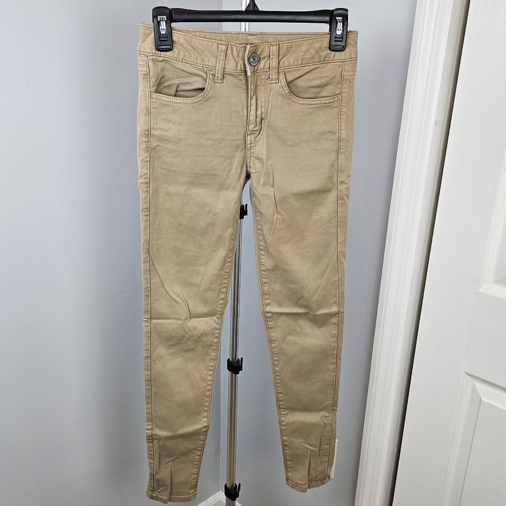 American Eagle Khaki Skinny Jean Jeggings